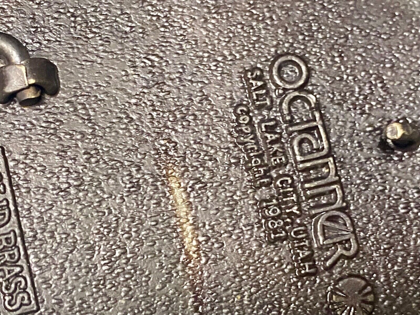 Verti line Aurora Pump belt buckle by OC Tanner Turbine pumps Co commemorative