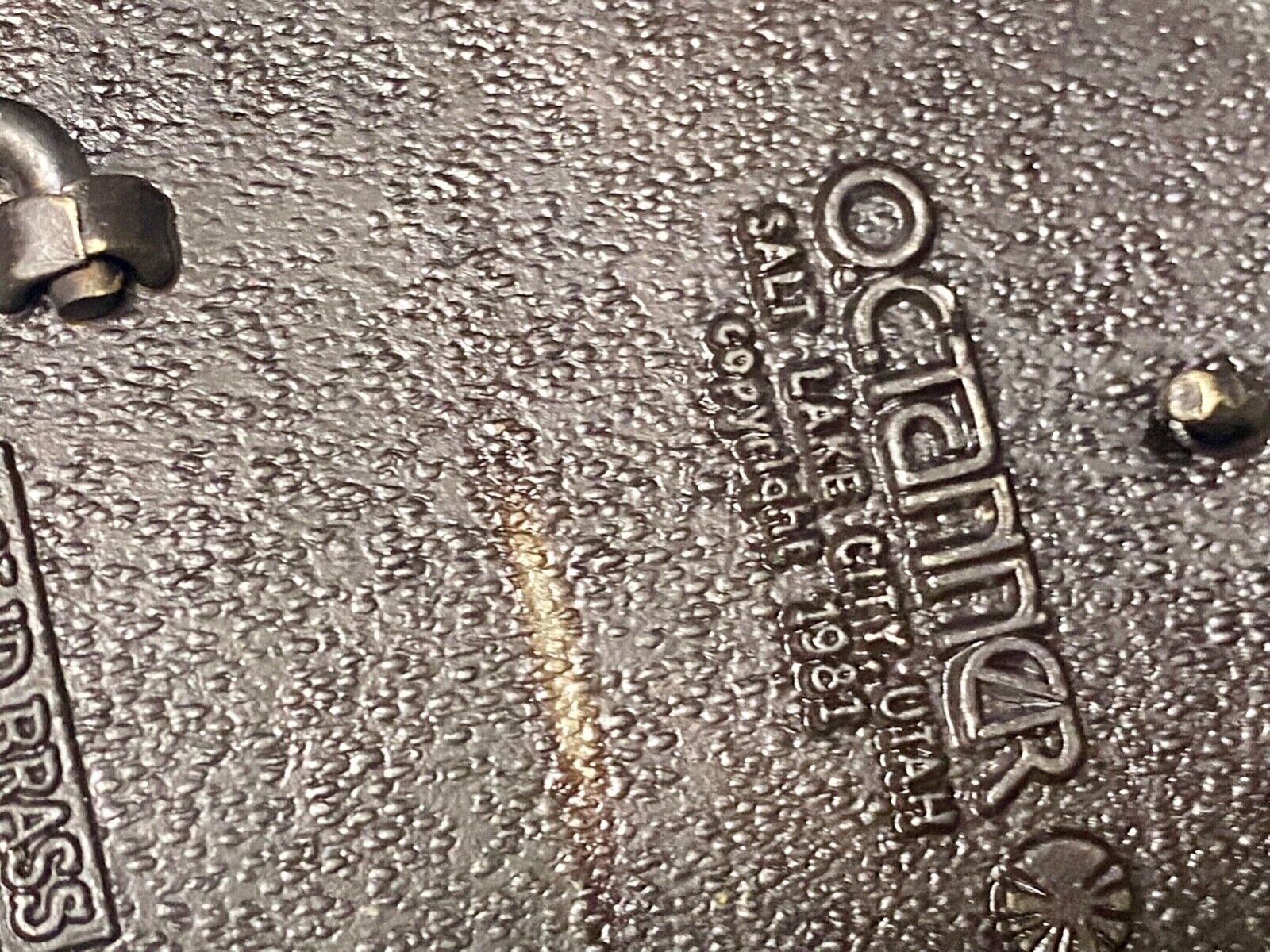Verti line Aurora Pump belt buckle by OC Tanner Turbine pumps Co commemorative