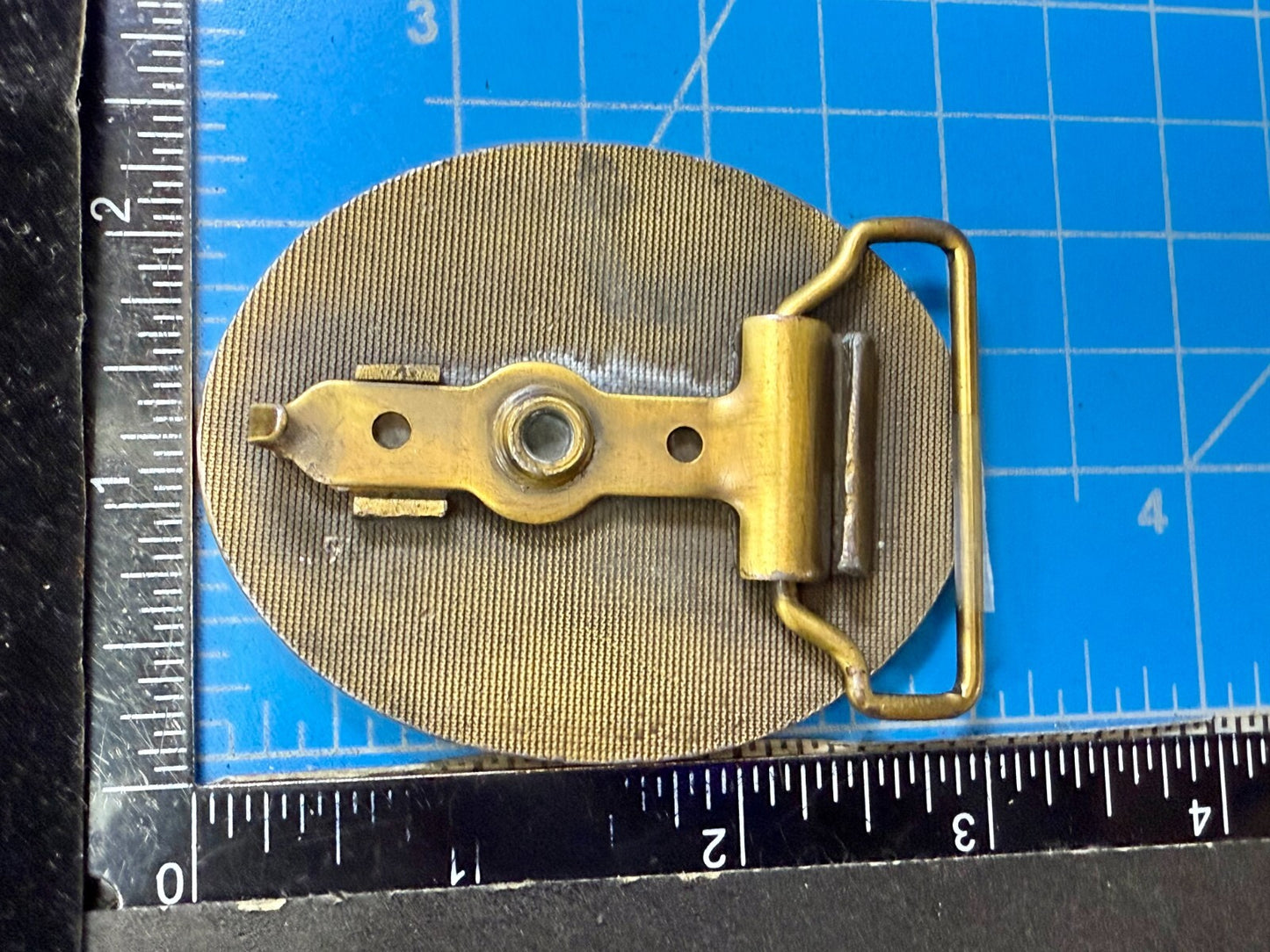 Antique Auto Show Secretary Illinois State 1995 Vintage Collectors Belt Buckle