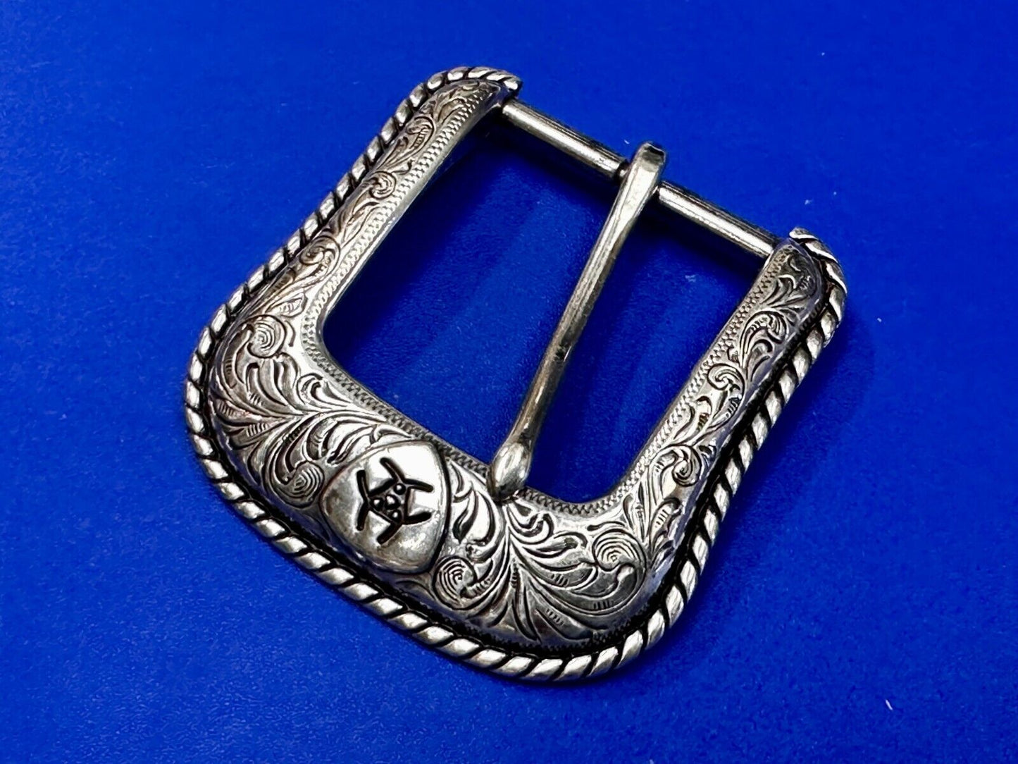 ARIAT Silver Belt Buckle A2108 Ranger Style Replacement Western Belt Buckle