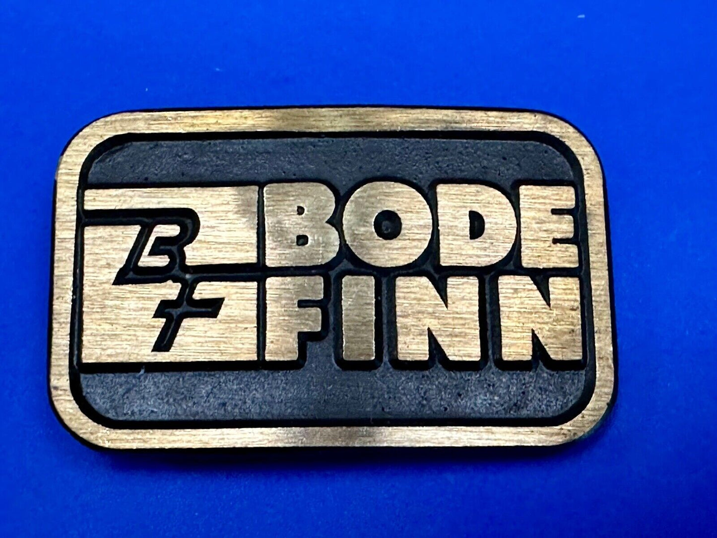 BF Bode Finn Construction Equipment Company Solid Brass Dynabuckle  Belt Buckle