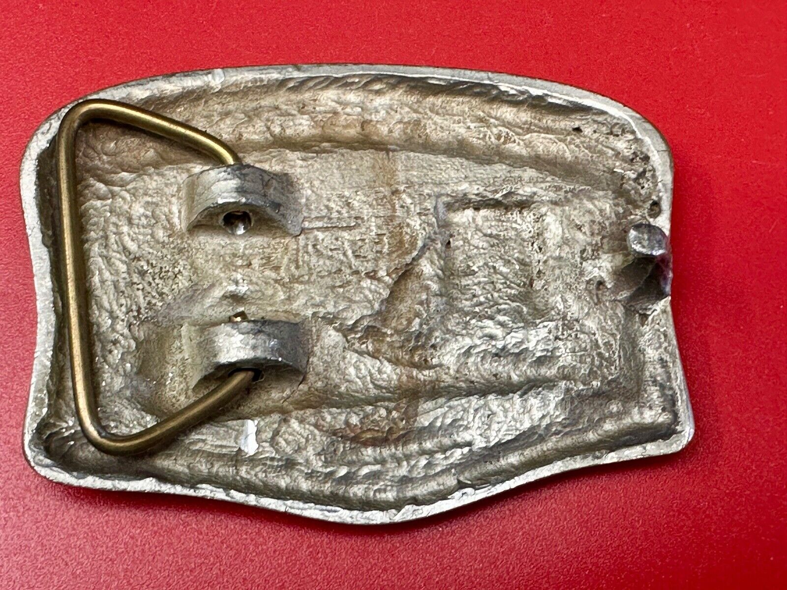 Utah Railway Co Vtg Train Railroad 82 Years - Gary Prazen Sculpture Belt Buckle