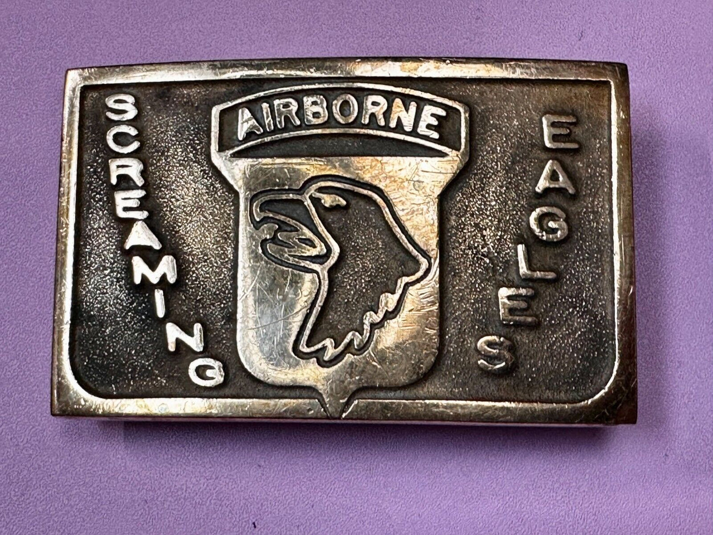 101st Airborne Division Screaming Eagles United States Army Belt Buckle - UB