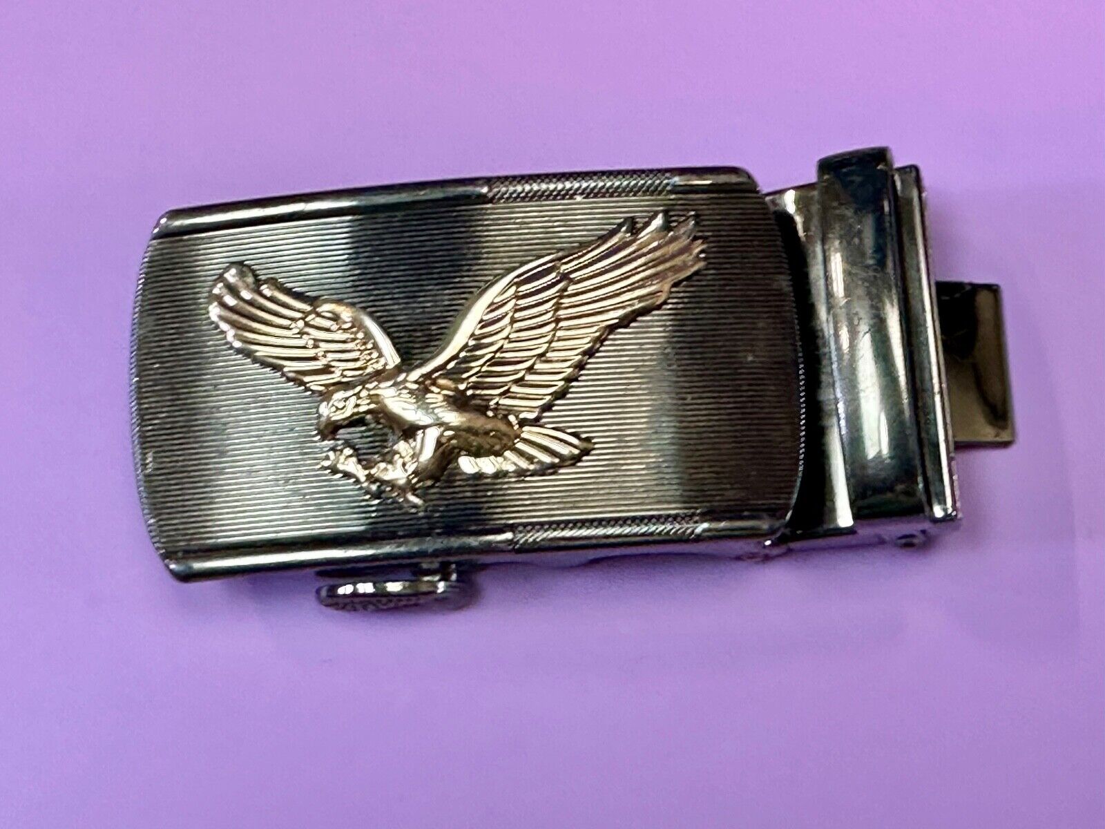 American Eagle - Replacement Racket style dress vintage belt buckle