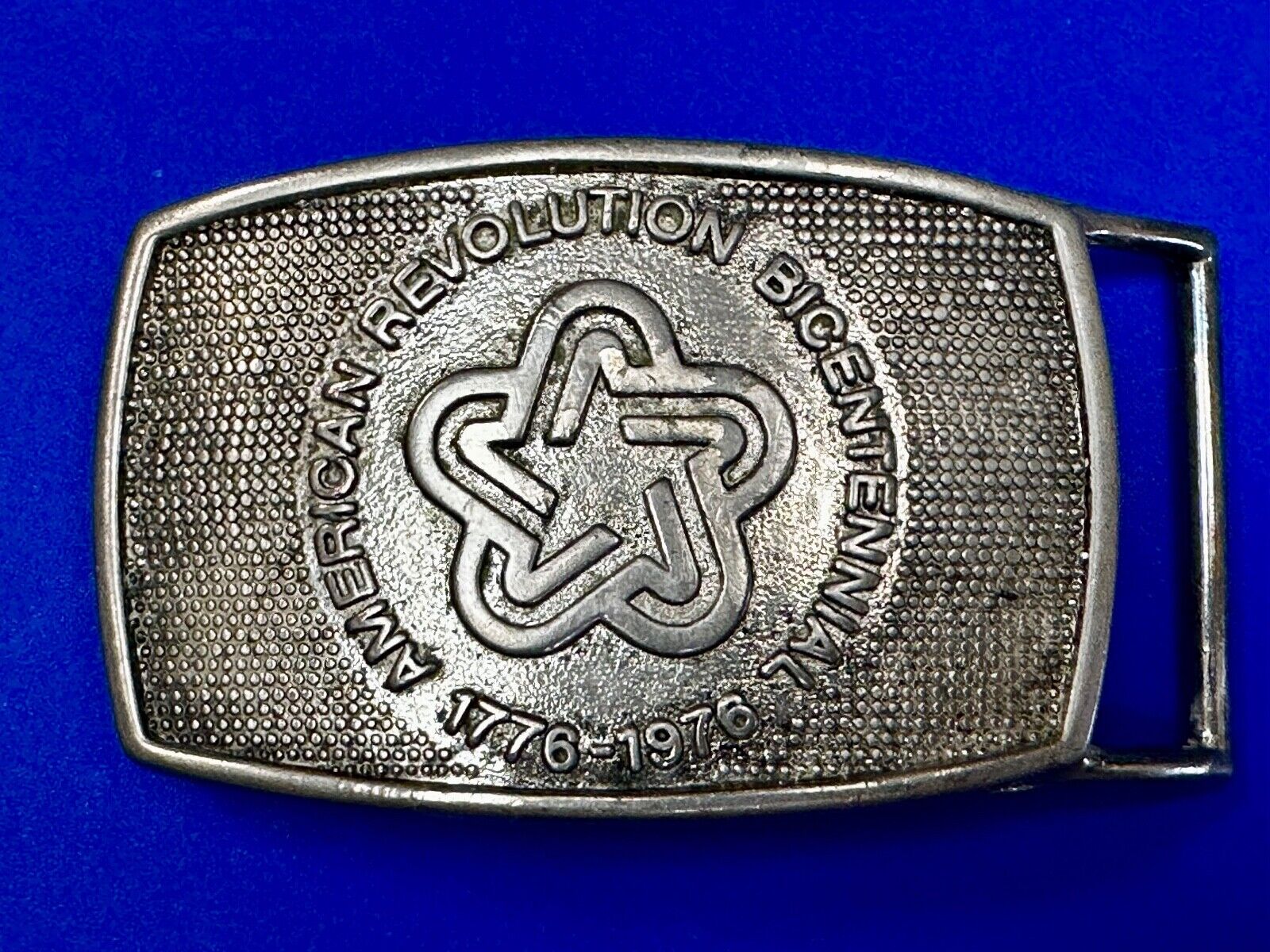 American Revolution Patriotic Bicentennial 200 Year Celebration Belt Buckle