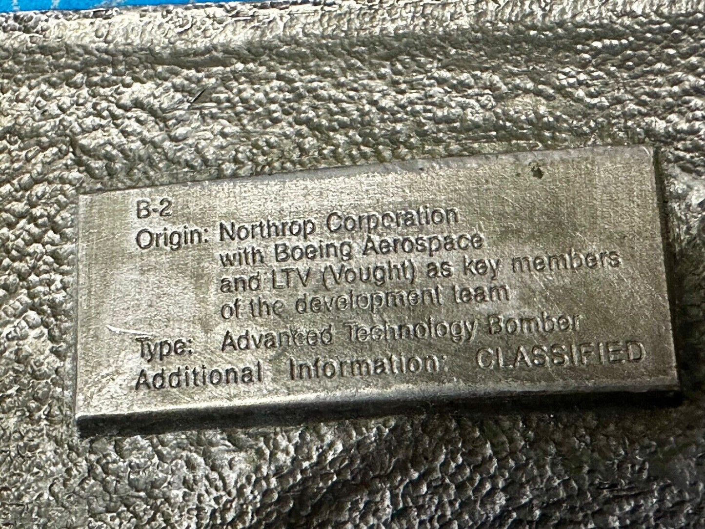 B-2 Stealth Advanced Technology Bomber US Aircraft Commemorative Belt Buckle