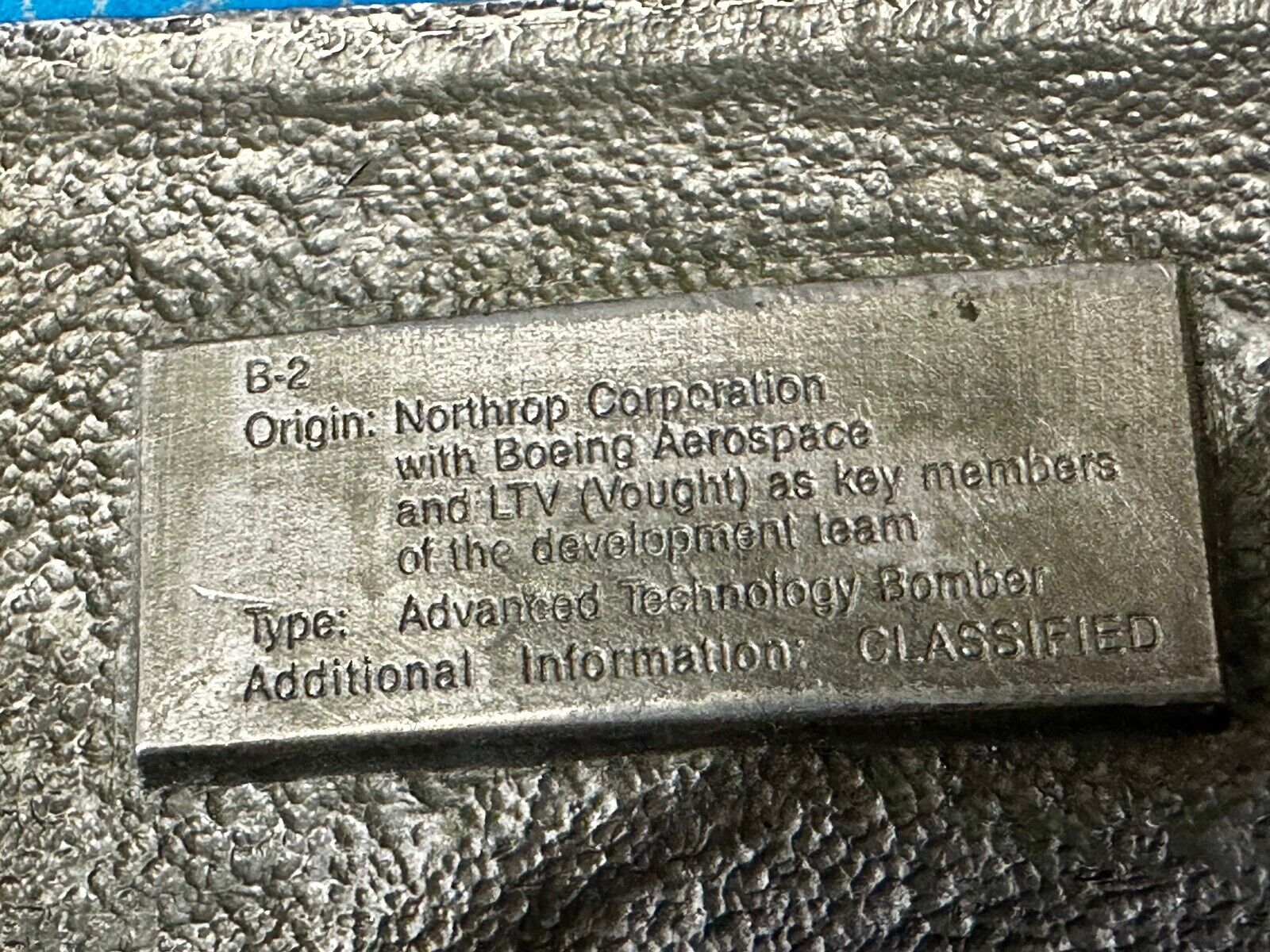 B-2 Stealth Advanced Technology Bomber US Aircraft Commemorative Belt Buckle