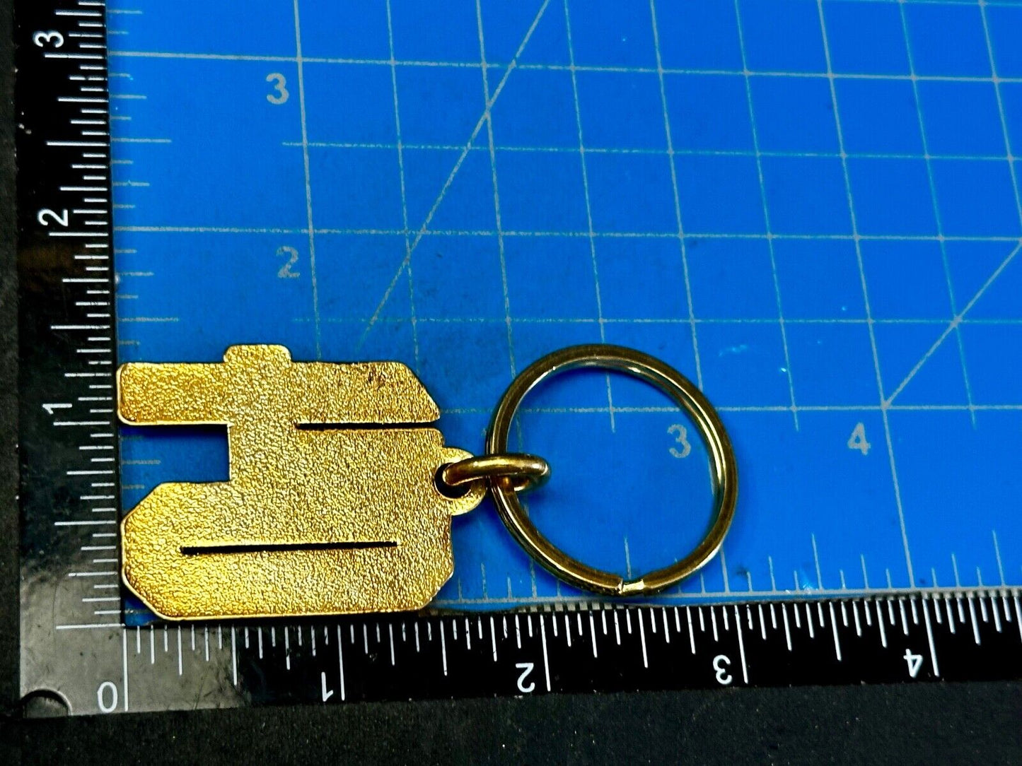 04 Number Gold Tone Keychain - Key Ring Chain - Class of Sports number