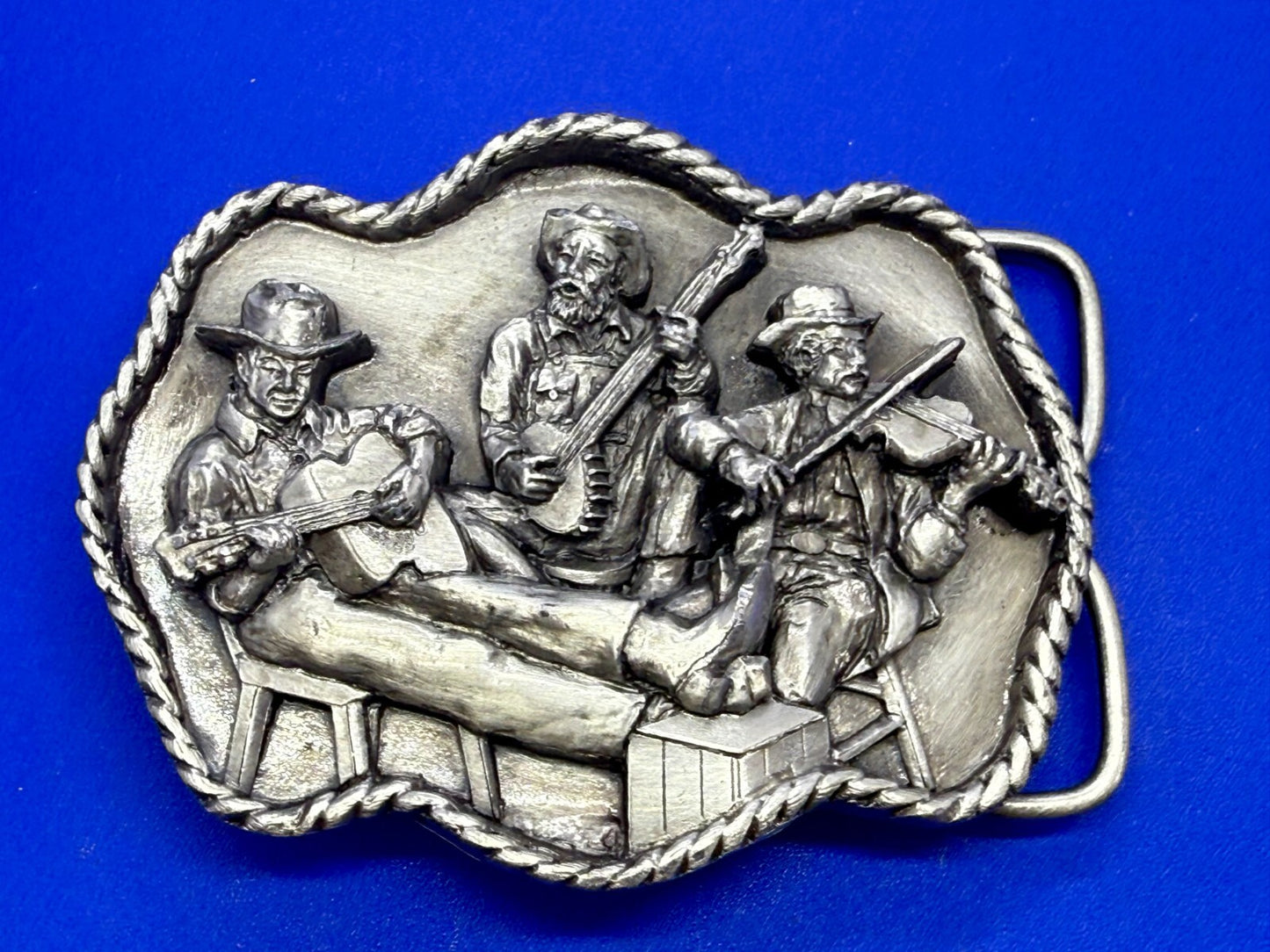 American Country Bluegrass Music Commemorate Vintage 1983 Siskiyou Belt Buckle
