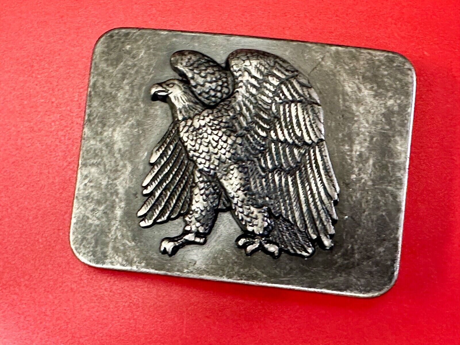 American Eagle - ready to fight! Patriotic USA belt buckle