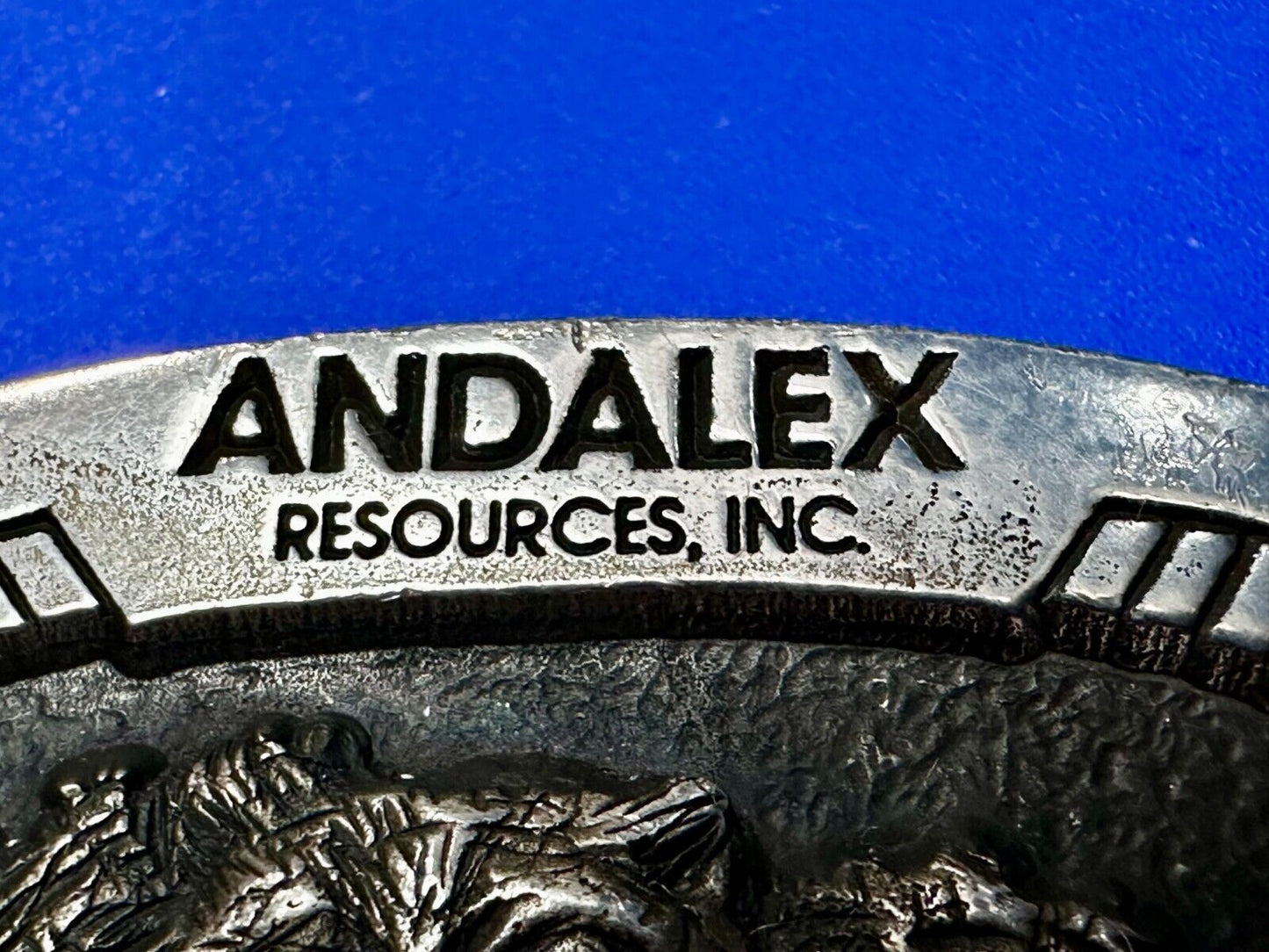 Andalex Resources Inc Safety Wise Night Owl Vintage Gary Prazen Belt Buckle