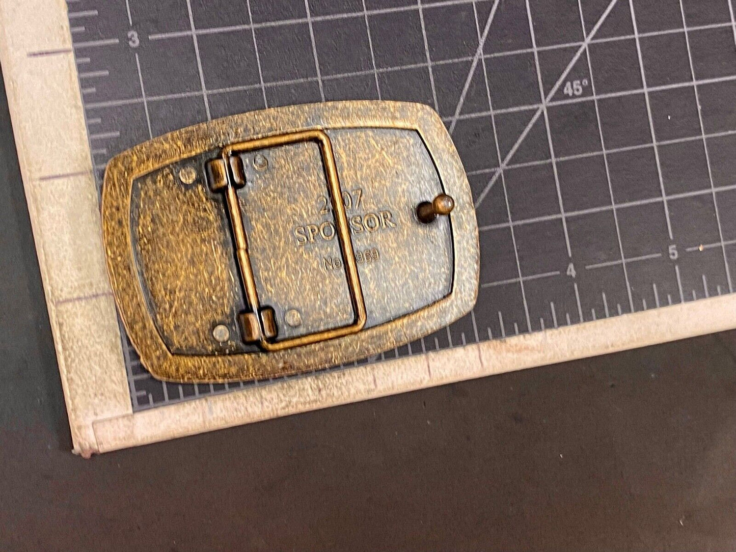 American Veteran, Disabled For Life Memorial Commemorative Belt Buckle 