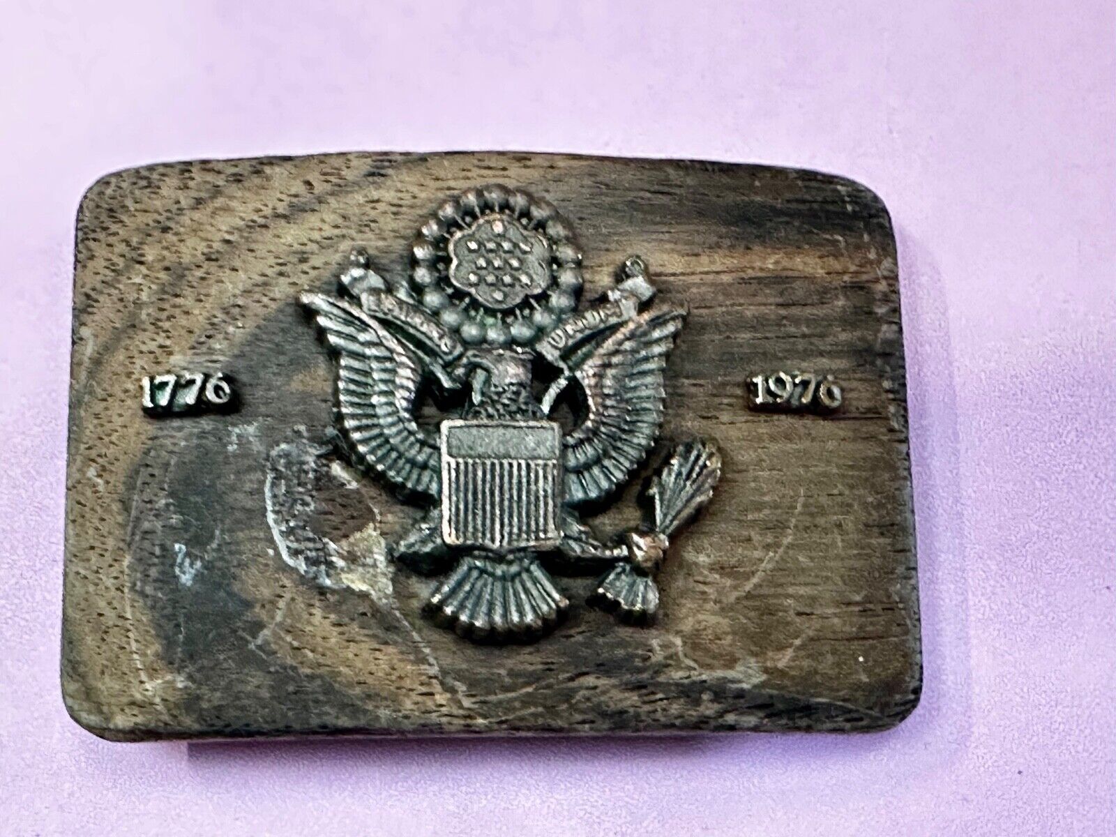 Belt Buckle bicentennial Spirit Of 76 Colorful Patriotic Marching Band American