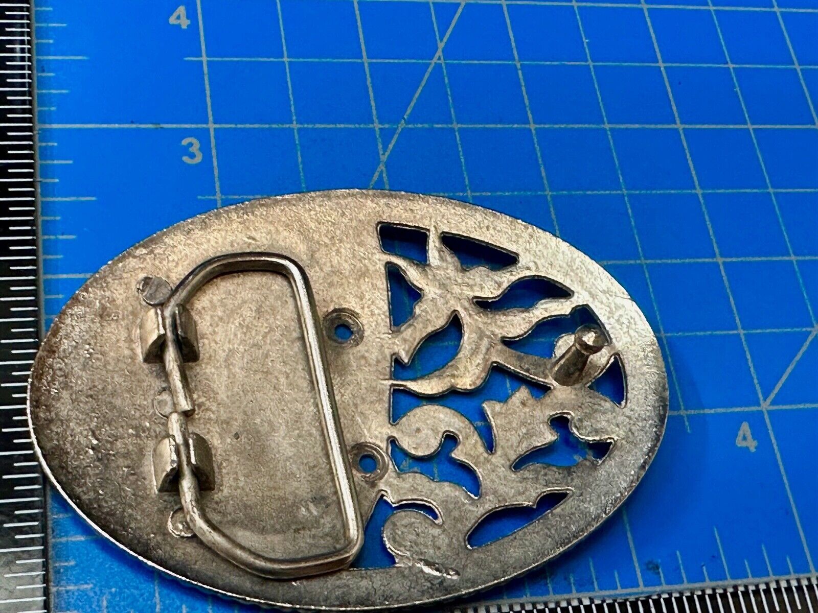 unique western flower swirl belt buckle for centerpiece project or to wear