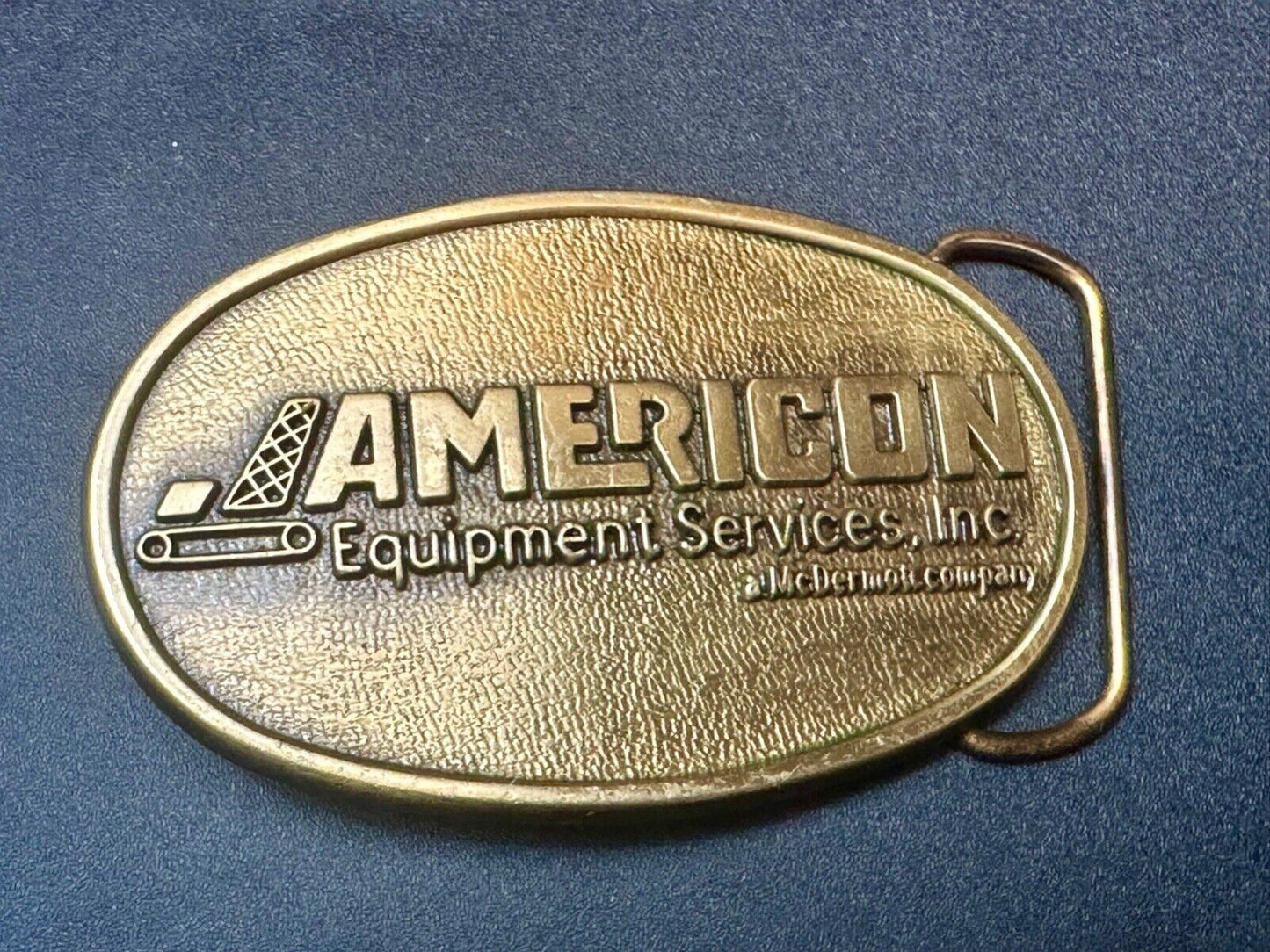 American Equipment services inc - McDermor Company Promotional belt buckle