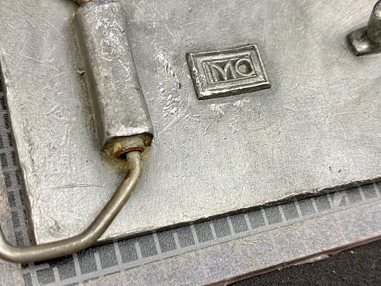 Vintage - unknown to me, power company?  Natural gas Co. logo belt buckle 
