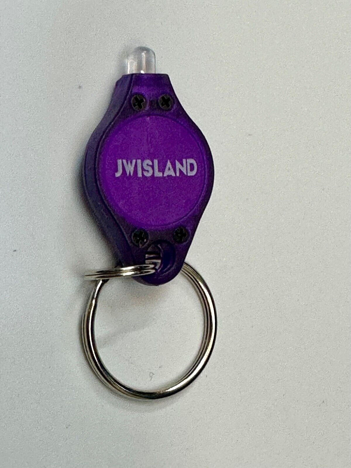 UV Mini LED Keychain Flashlight Black Light UV Lights Key Ring JWISLAND