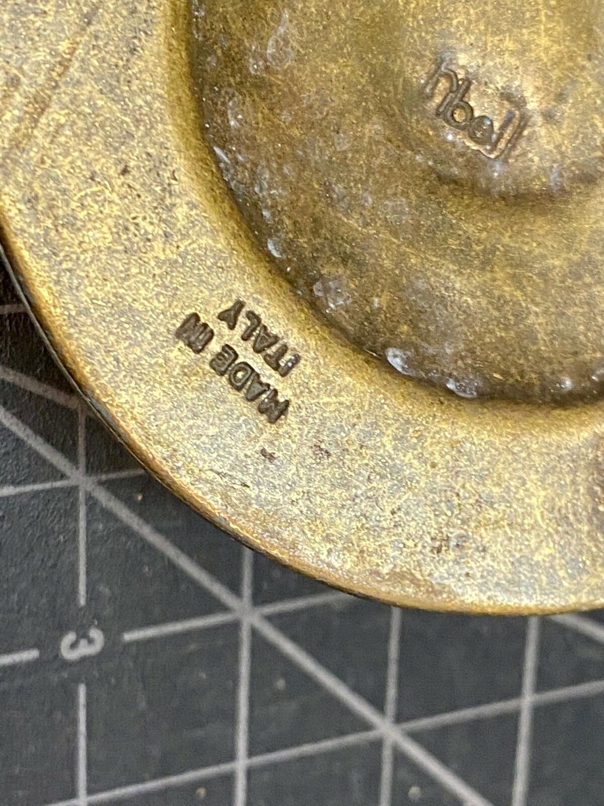 Very Rare!    VIntage RIBEL, Made in Italy belt buckle 