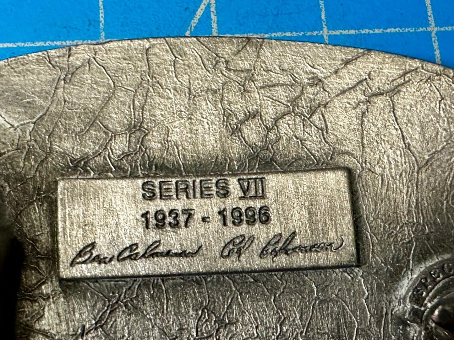 Tractor Implement Supply Replacement Parts Commemorative Silver Tone Belt Buckle