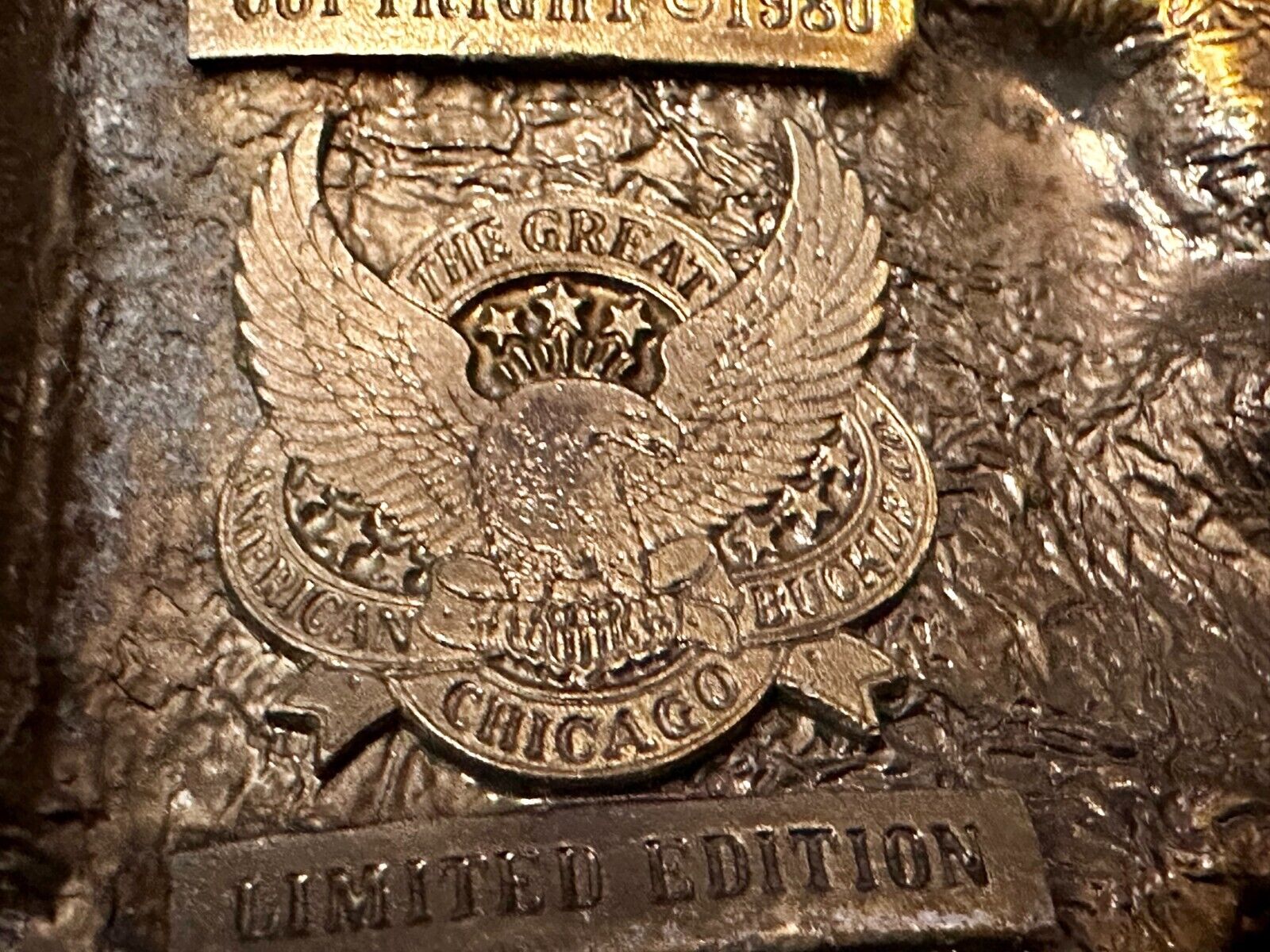 272 Train Locomotive RailRoad Vintage 1980 - The Great American Belt Buckle Co