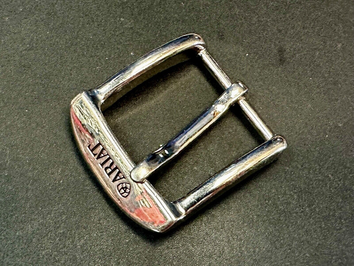 Ariat - Western silver tone ranger style replacement reflective 2"  belt buckle