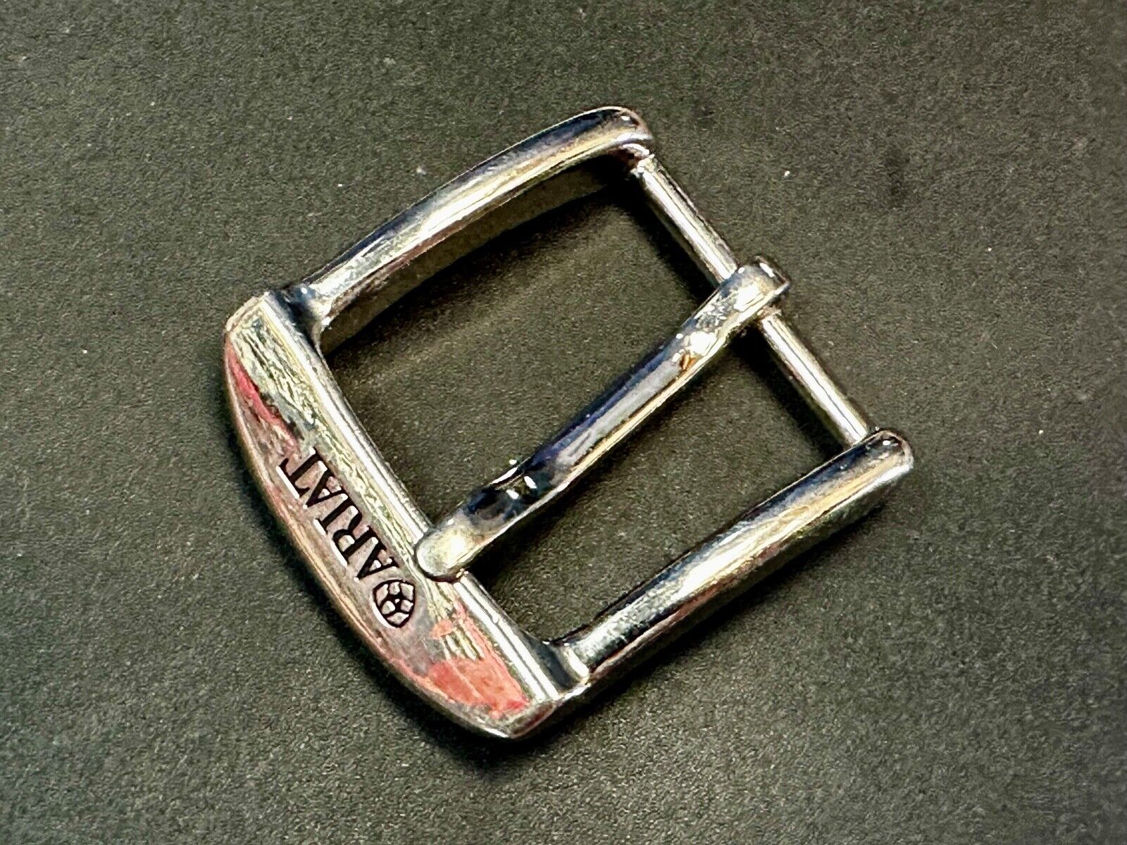 Ariat - Western silver tone ranger style replacement reflective 2"  belt buckle