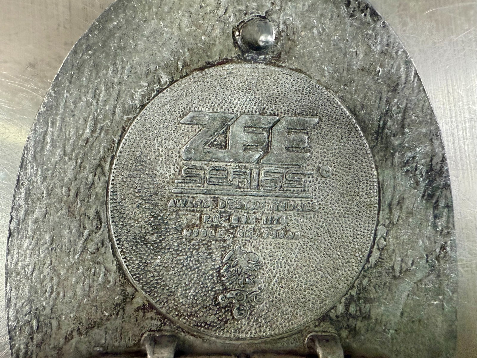 Vintage Cowboy Cattle Drive Belt Buckle 3.75" X 2.75" Pewter Zee Series by ADM