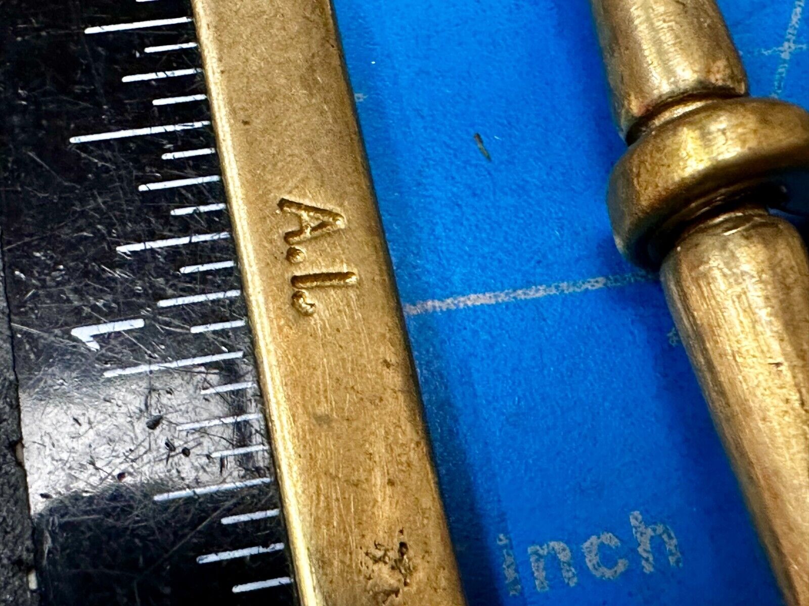 A.I. Brand Center Bar Hippy Uniform Vibe Solid Brass Replacement Belt Buckle