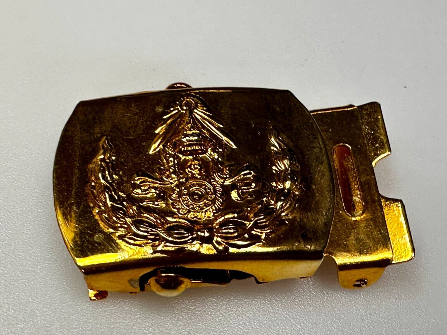 Veteran Officer Naval Soldier Retired Military? Ratchet Style Dress Belt Buckle
