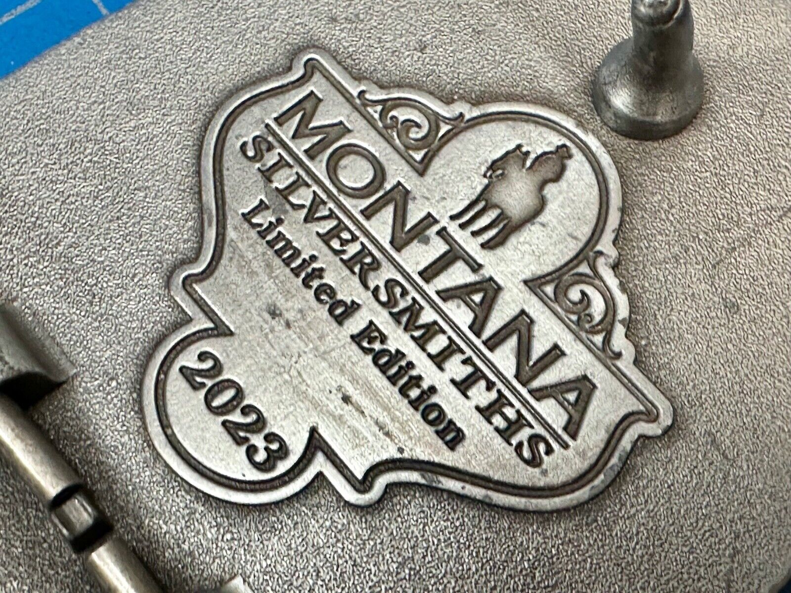 2023 Pendleton Whisky Let'er Buck Montana Silversmith Rodeo Cowboys Belt Buckle