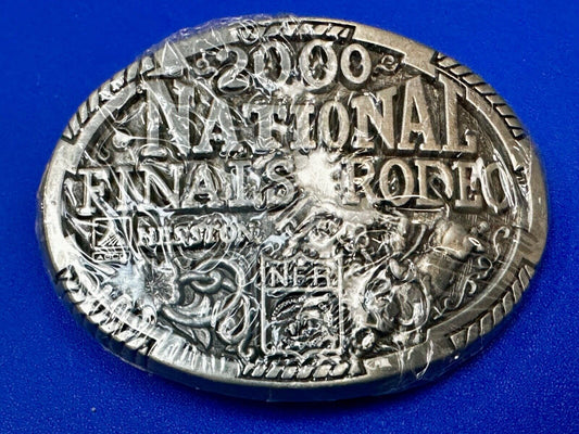 2000 NFR National Finals Rodeo  NOS Youth Size Montana Silversmiths Belt Buckle