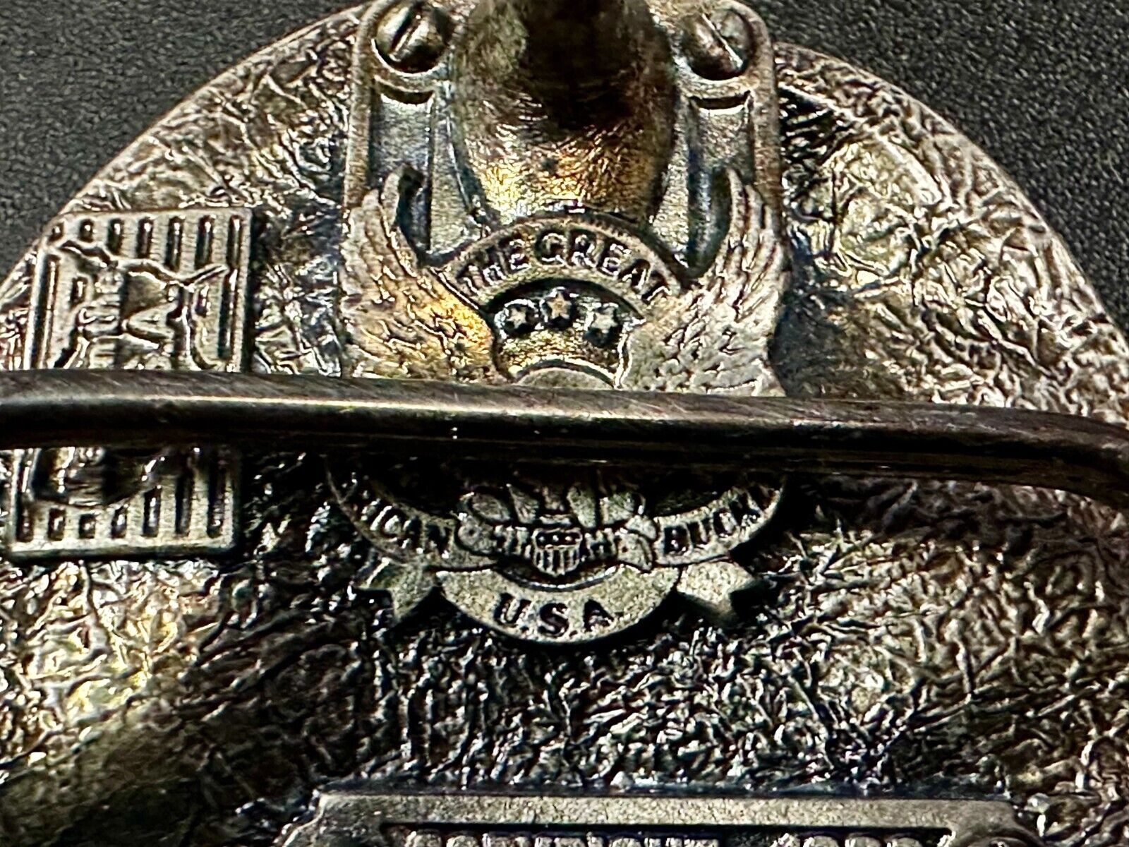 A Breed Apart Construction Worker Commemorative Vintage 1988 Belt Buckle