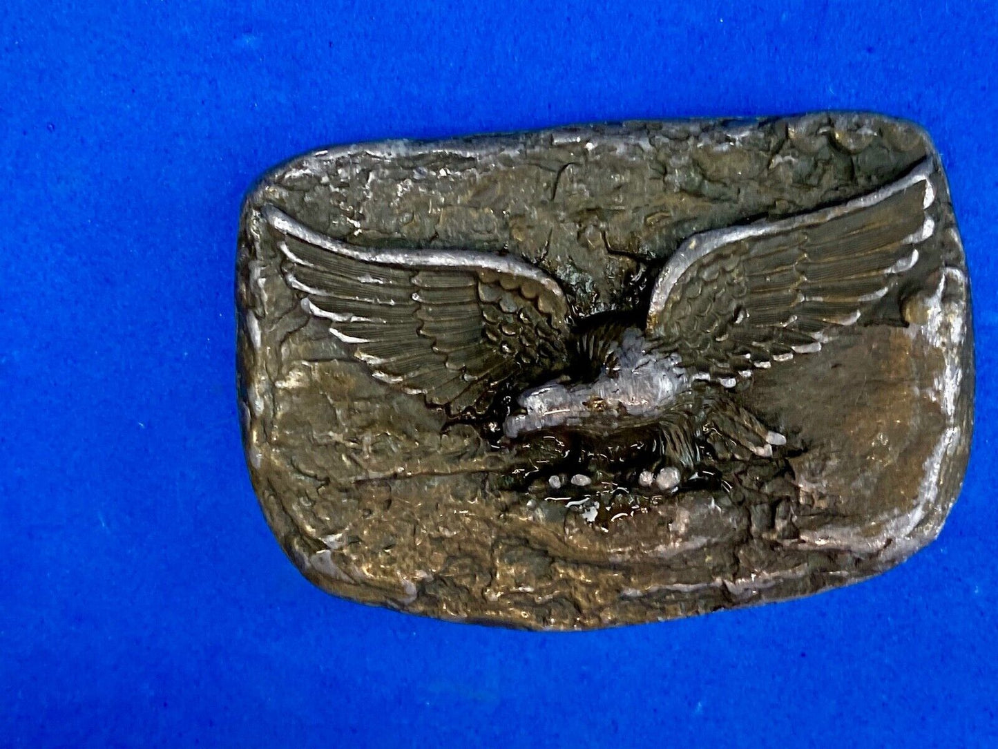 Vintage CRAFTSMAN BELT BUCKLE - AMERICAN EAGLE - Bouwerie Lane 