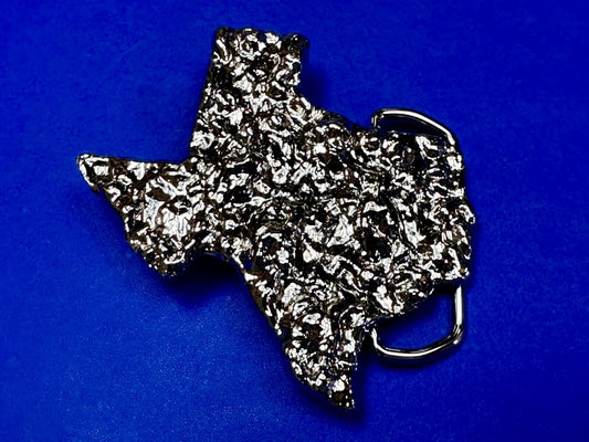 Texas State - Vintage Silver Color Cutout Shaped Belt Buckle