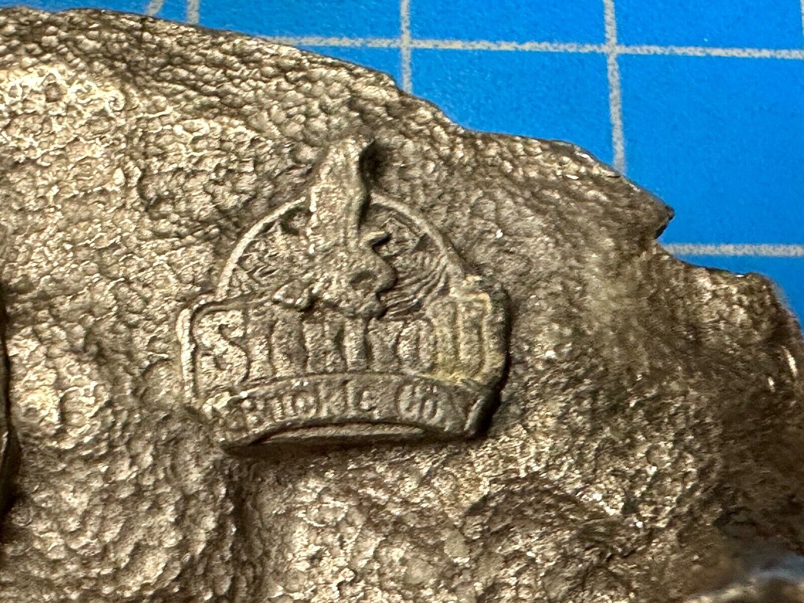 Vietnam Veterans Military Army Hero Vintage 1980's Pewter Siskiyou Belt Buckle