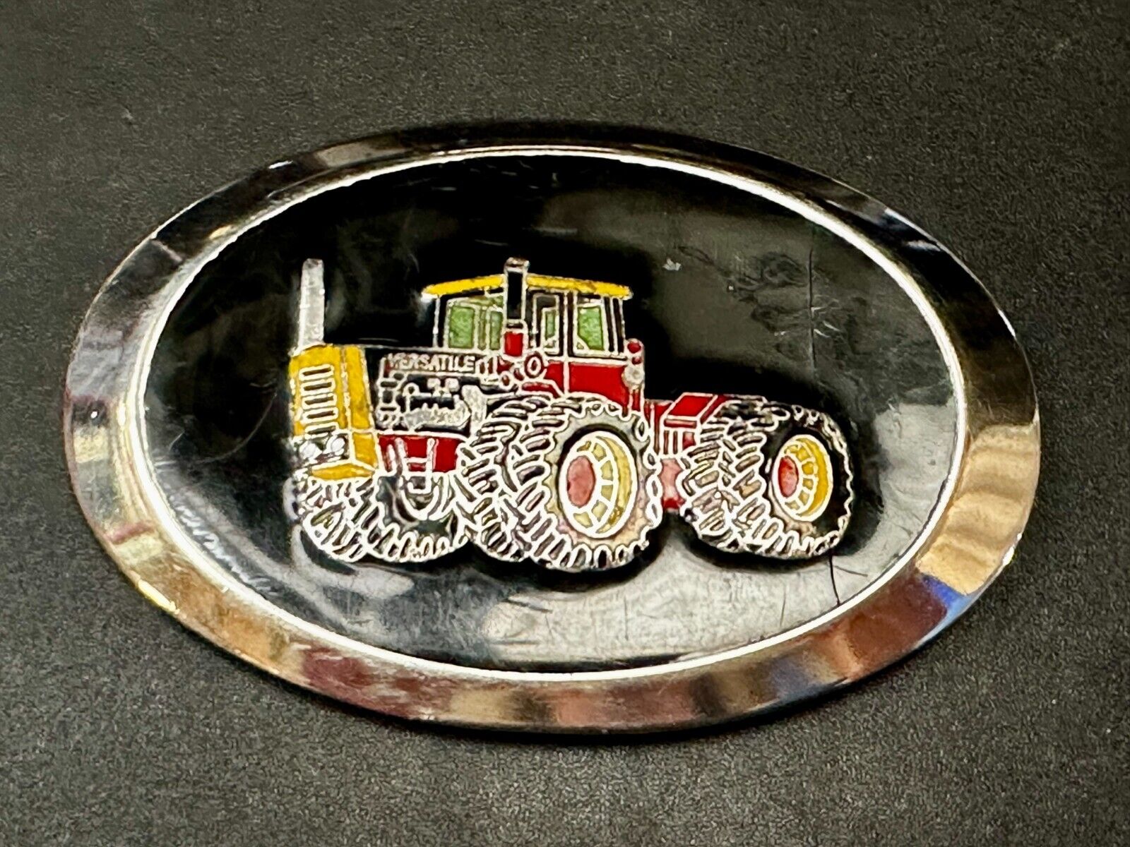 Tractor Agricultural Farm Equipment Arroyo Grande Farmers Vintage Belt Buckle