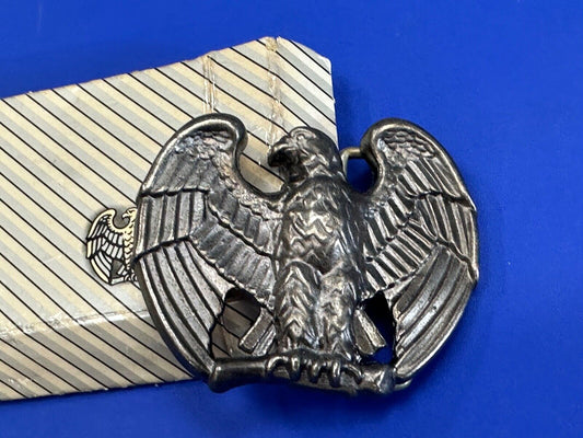 VINTAGE 1970'S IMPERIAL ROMAN EAGLE STYLE BELT BUCKLE IN BOX