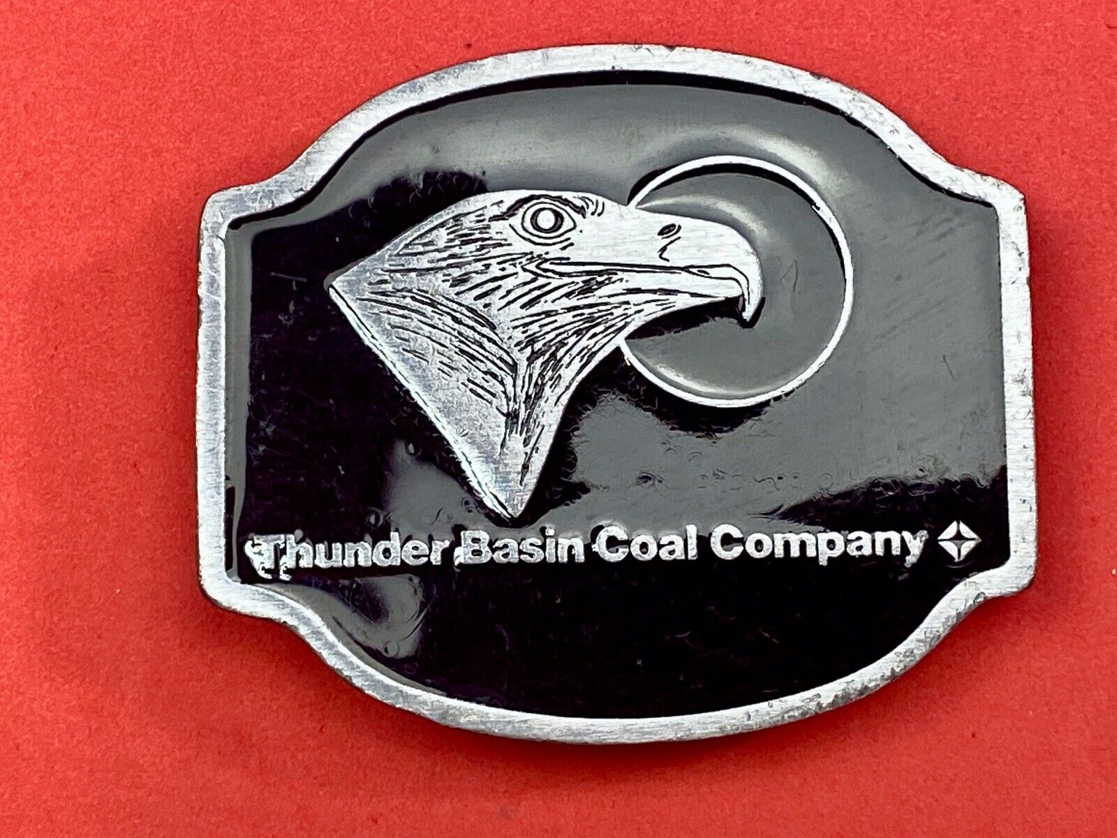 Thunder Basin Coal Company Black and silver color Belt buckle 