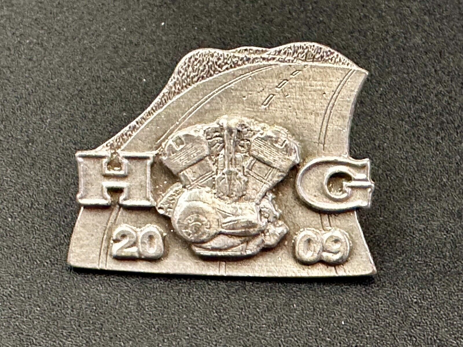 2009 Harley Davidson HOG Norscot Wisconsin Highway Vest Hat Pin