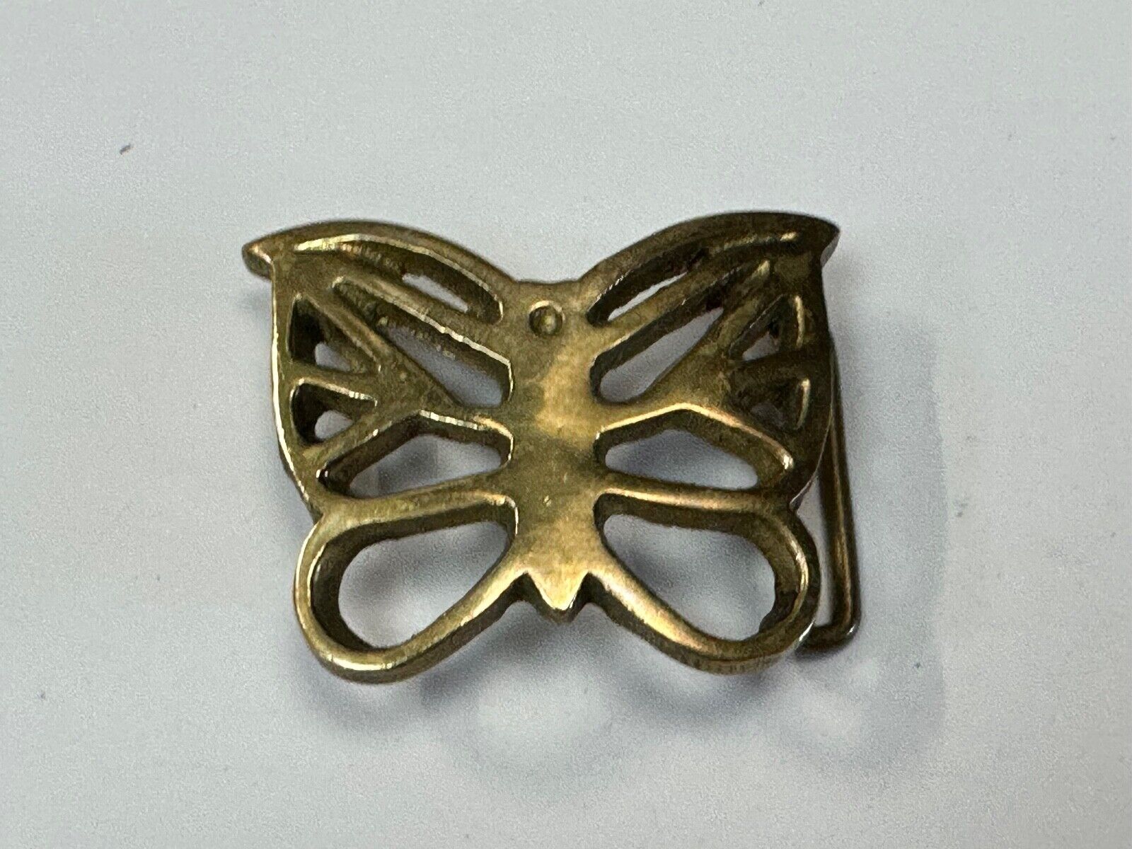 2" Butterfly Boho Hippie solid brass vintage Cutout belt buckle