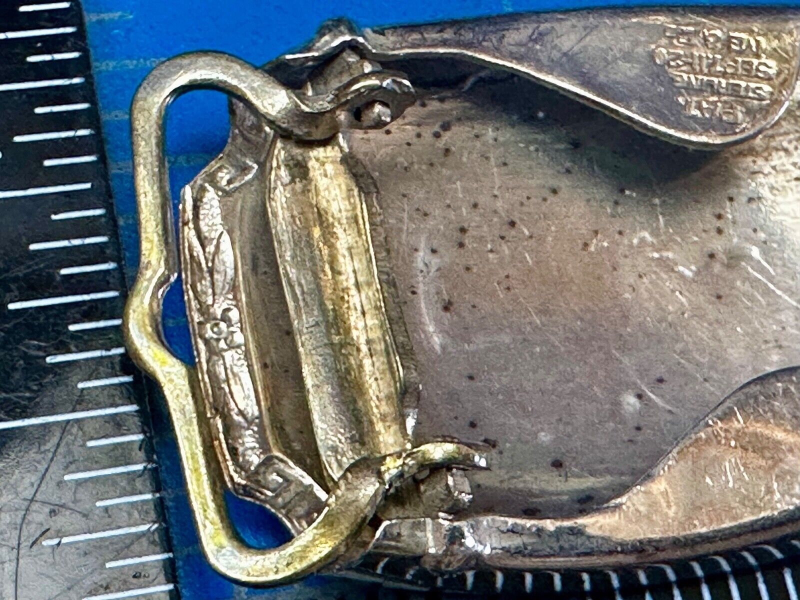 TDO Engraved Letters Monogram Sterling Silver Belt Buckle -   Sept 11 20 MG & Co