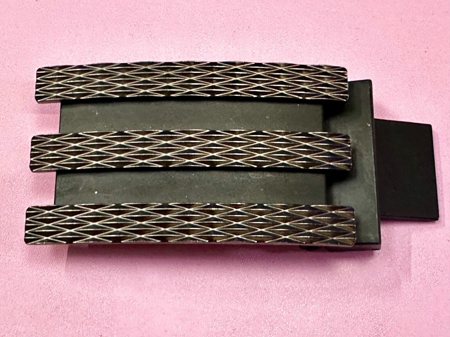 Adidas Golf 3 Stripe Matte Black Color - Trophy Award Style Belt Buckle
