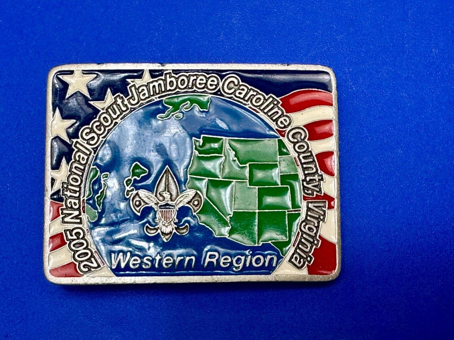 2005 BSA National Scout Jamboree Caroline County of Virginia Limited Belt Buckle