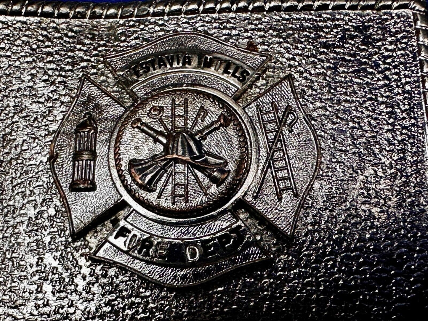 Vestavia Hills AL Department Fire Fighter Fireman Hook Fast Vintage Belt Buckle