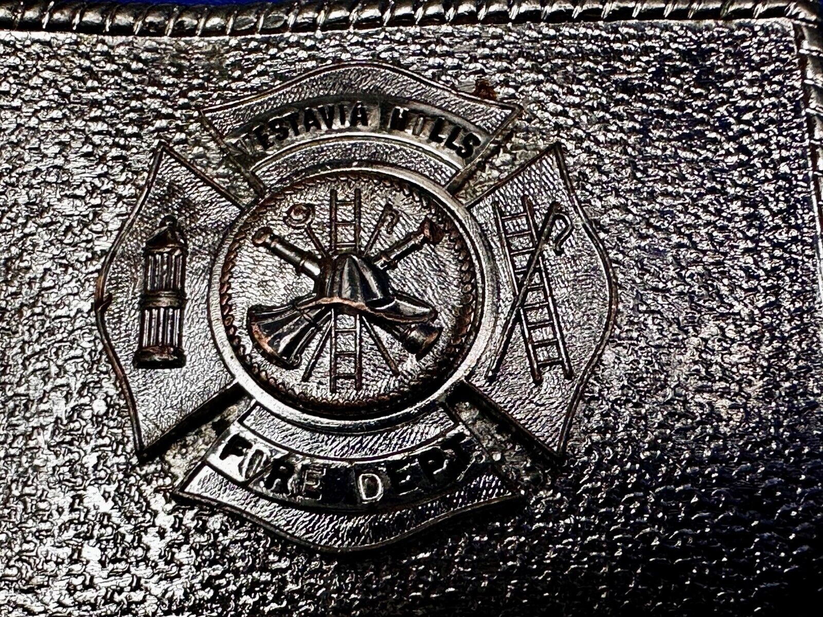 Vestavia Hills AL Department Fire Fighter Fireman Hook Fast Vintage Belt Buckle