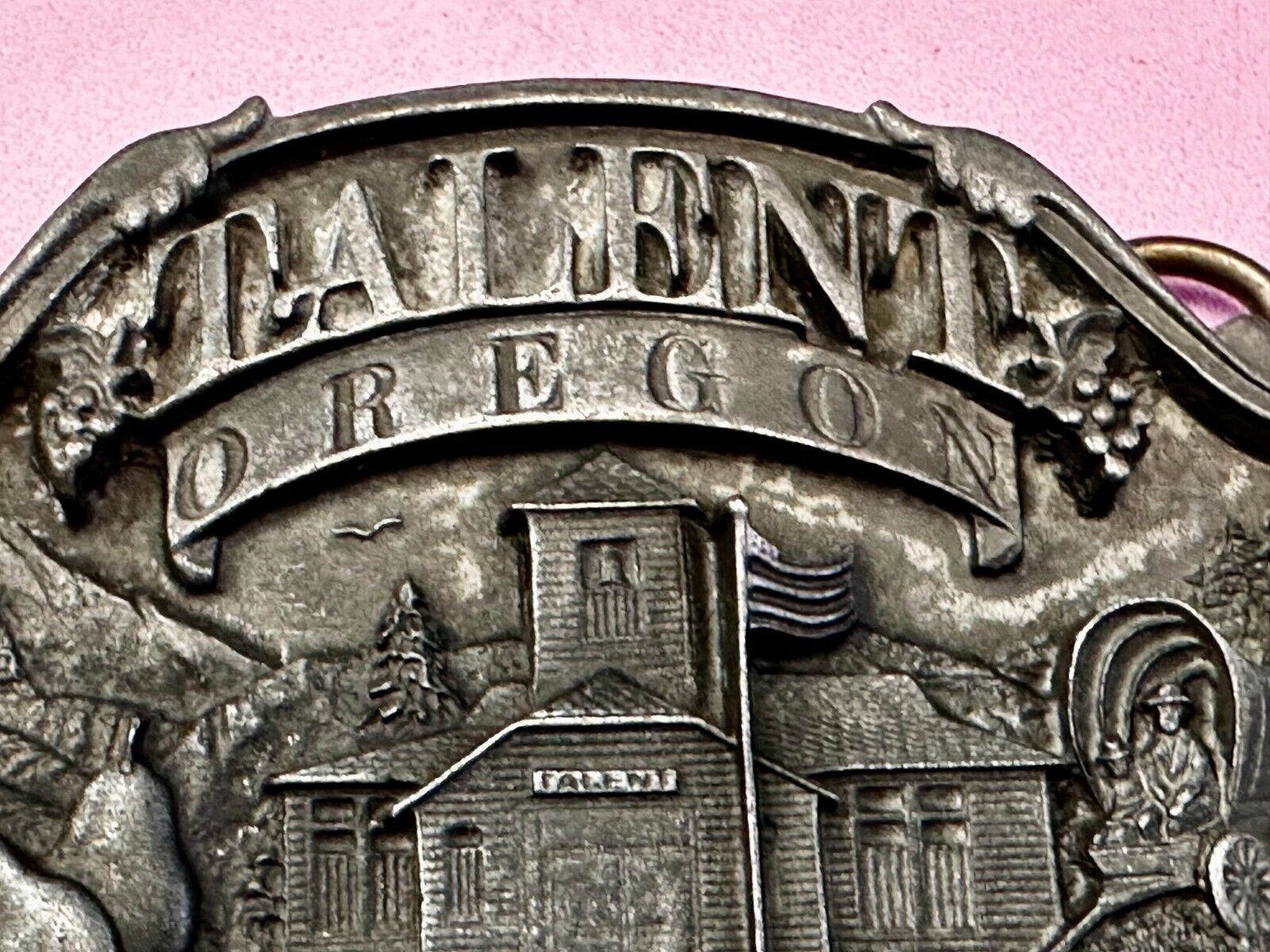 Talent Oregon Centennial Celebration 1910-2010 Commemorative Belt Buckle