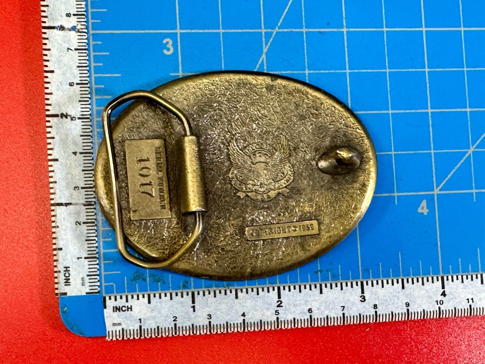 3M company Vintage 1982 belt buckle Adhesives, Magnetic Reel tapes, Tools etc!