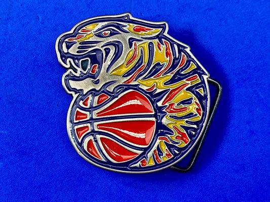  Tigers Basketball Mqpoel Holon Belt Buckle Made In Isreal Cbaka 