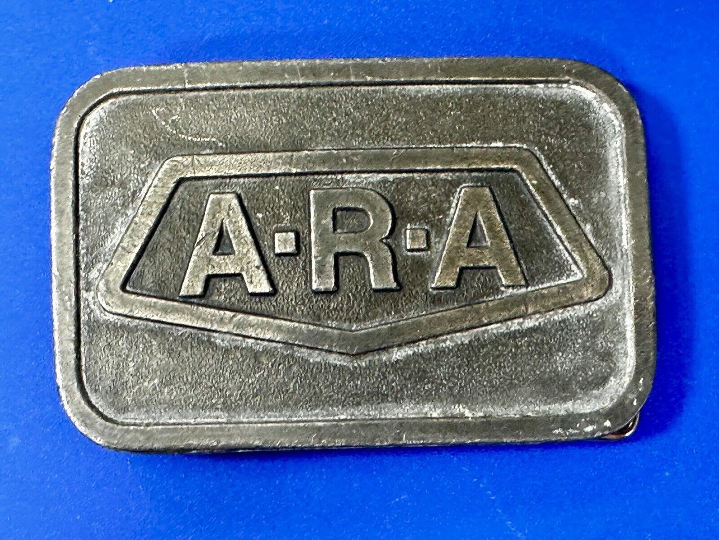 A.R.A Company Logo ARA Commemorative Silver Tone Belt Buckle by Hitline