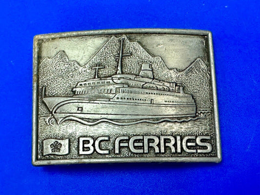 BC Ferries  Passenger Boat Ship Company vintage Century Canada belt buckle